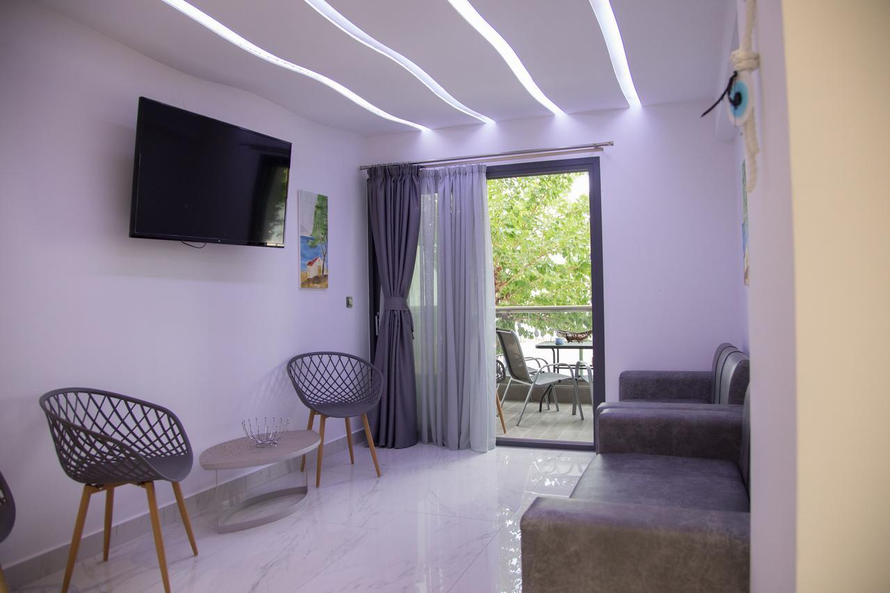 Amalia Rooms Sea View Vrasná Exterior foto